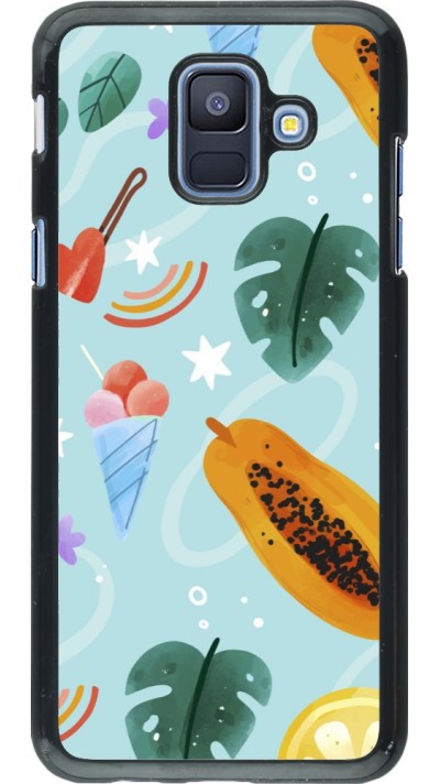 Coque Samsung Galaxy A6 - Summer 2025 Pattern papaya