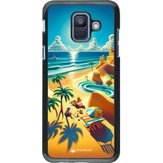 Samsung Galaxy A6 Case Hülle - Sonnenuntergang Brise