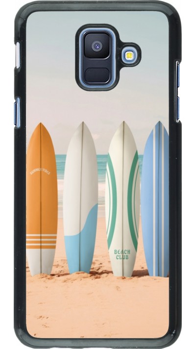 Samsung Galaxy A6 Case Hülle - Summer surfboard 2025
