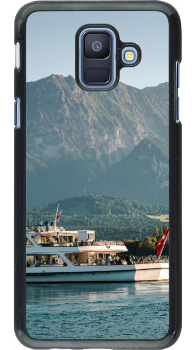 Coque Samsung Galaxy A6 - Fête Nationale Suisse Bateau Leman