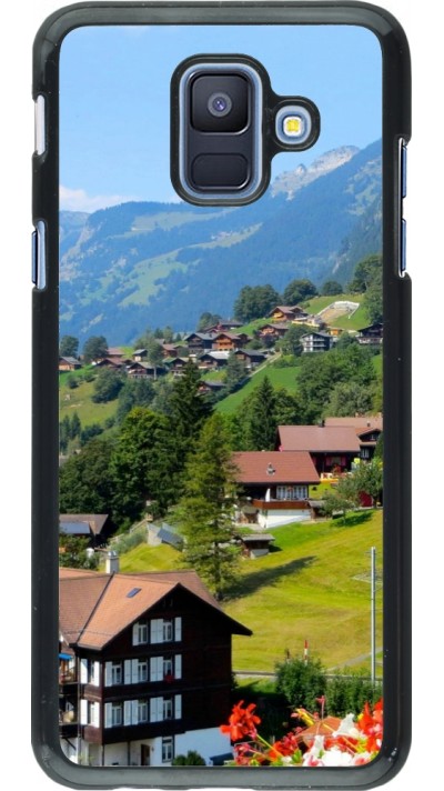 Coque Samsung Galaxy A6 - Fête Nationale Suisse Paysage