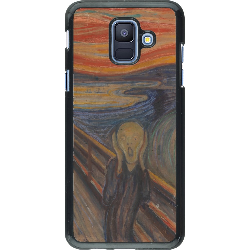 Samsung Galaxy A6 Case Hülle - Kunstbild - Der Schrei - Edvard Munch