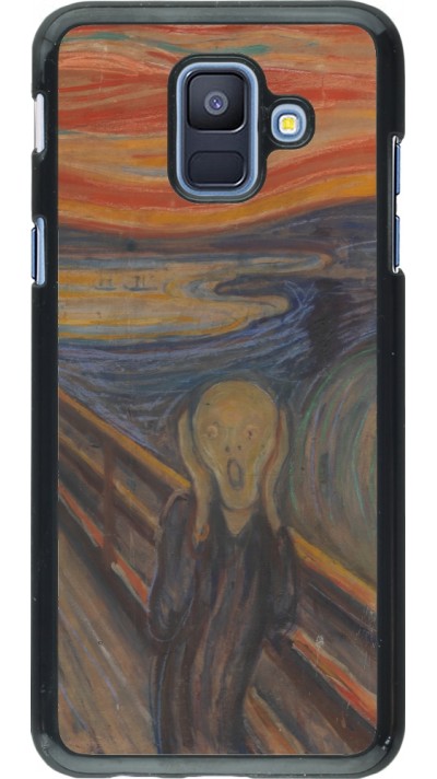 Samsung Galaxy A6 Case Hülle - Kunstbild - Der Schrei - Edvard Munch