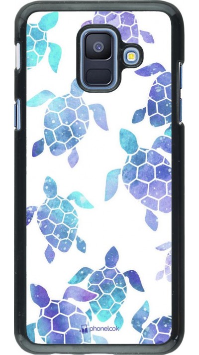 Coque Samsung Galaxy A6 - Turtles pattern watercolor