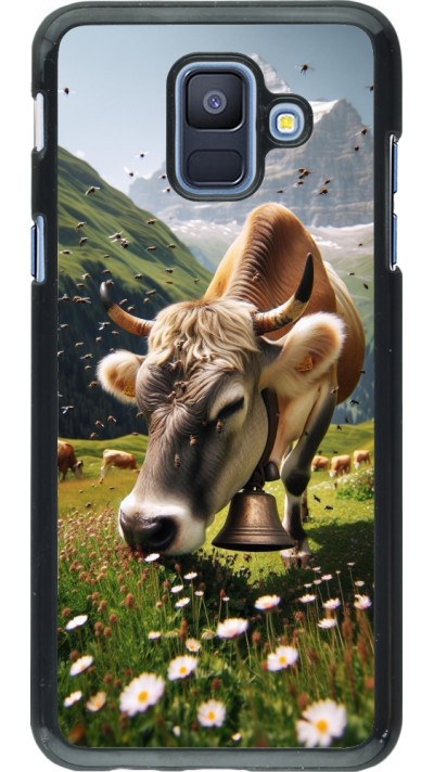 Coque Samsung Galaxy A6 - Vache montagne Valais