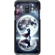 Samsung Galaxy A6 Case Hülle - Valentin 2024 Liebe unter dem Mond