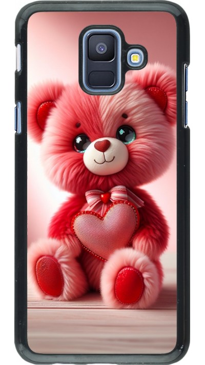 Coque Samsung Galaxy A6 - Valentine 2024 Ourson rose