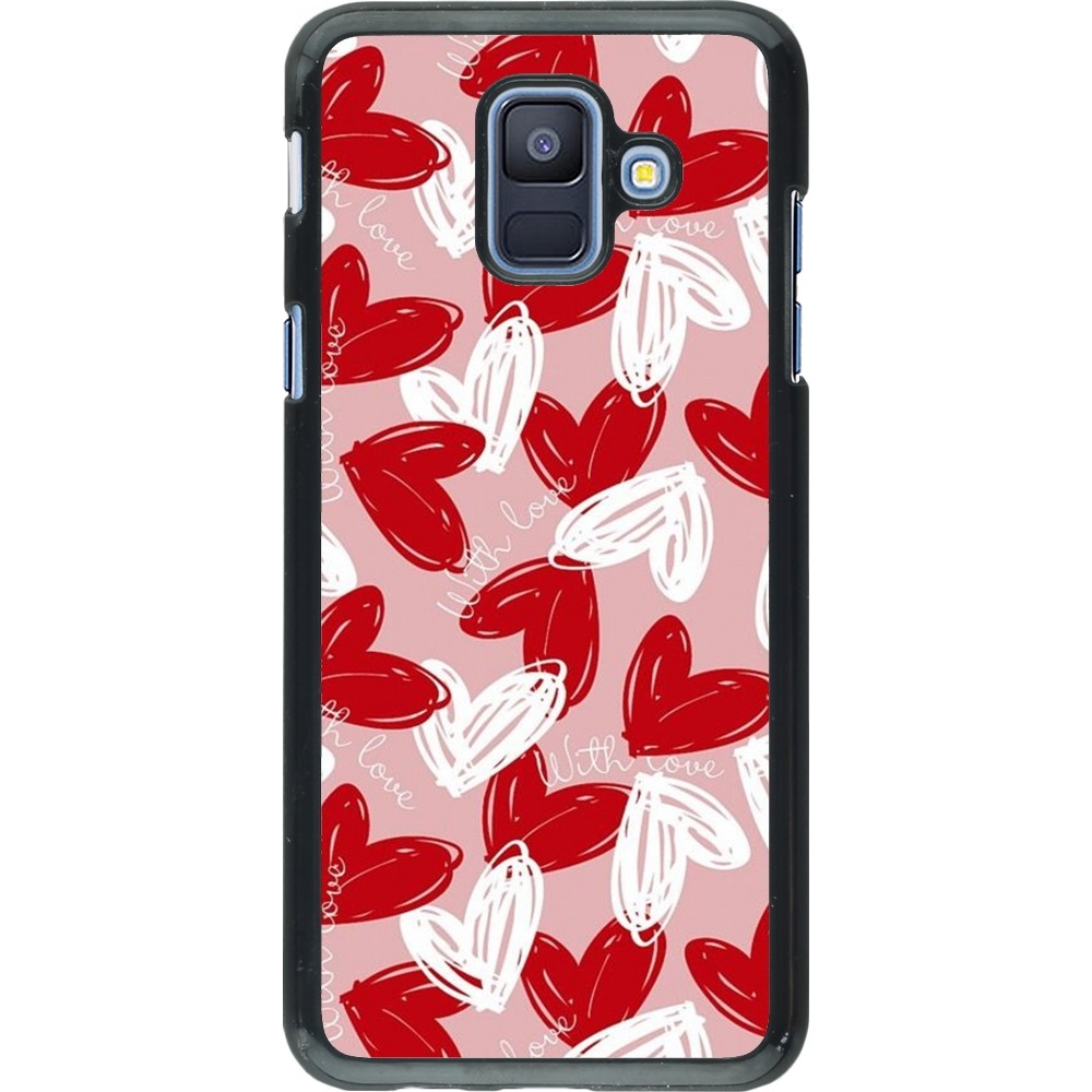 Samsung Galaxy A6 Case Hülle - Valentine 2024 with love heart