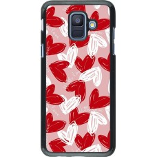 Samsung Galaxy A6 Case Hülle - Valentine 2024 with love heart