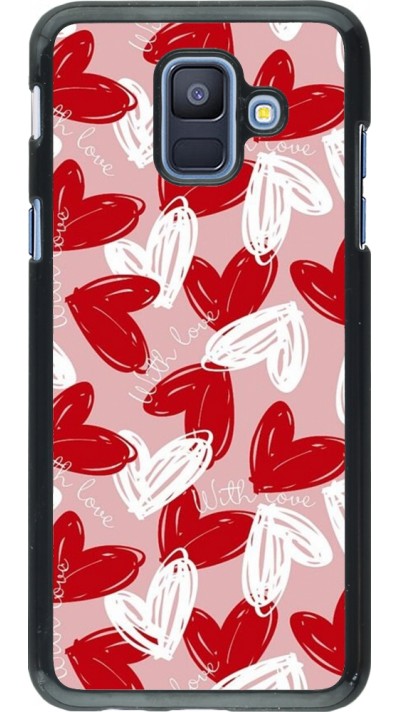 Coque Samsung Galaxy A6 - Valentine 2024 with love heart