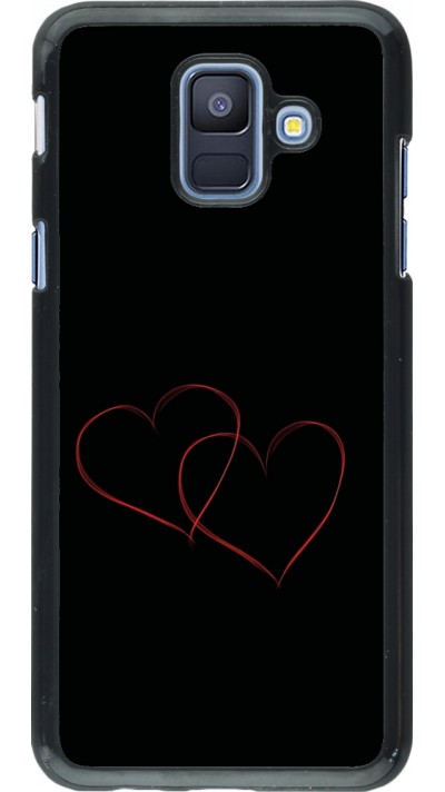 Coque Samsung Galaxy A6 - Valentine 2023 attached heart