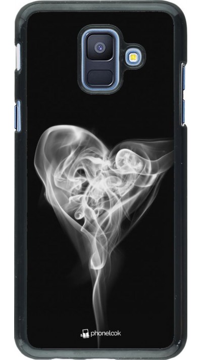 Hülle Samsung Galaxy A6 - Valentine 2022 Black Smoke