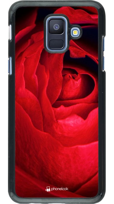 Hülle Samsung Galaxy A6 - Valentine 2022 Rose