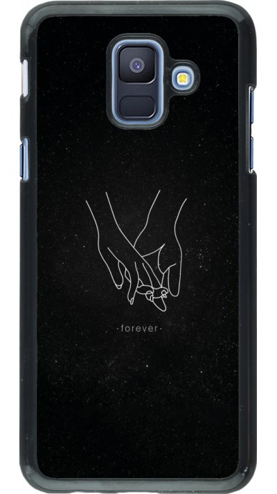 Coque Samsung Galaxy A6 - Valentine 2023 hands forever
