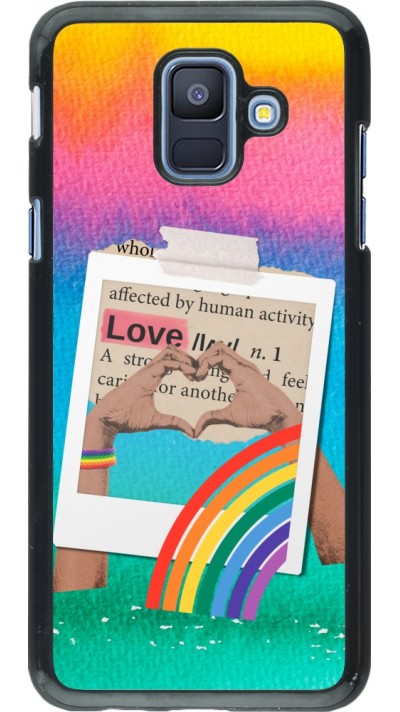 Coque Samsung Galaxy A6 - Valentine 2023 love is for everyone