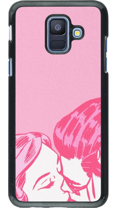 Coque Samsung Galaxy A6 - Valentine 2023 retro pink love