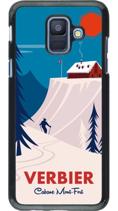 Samsung Galaxy A6 Case Hülle - Verbier Cabane Mont-Fort