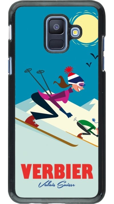 Coque Samsung Galaxy A6 - Verbier Ski Downhill