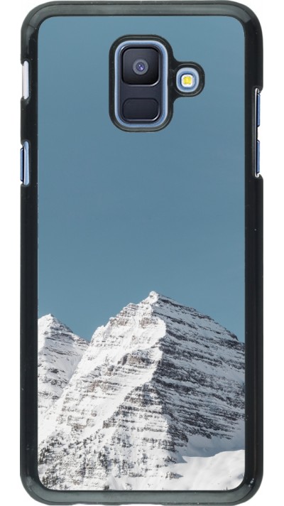 Coque Samsung Galaxy A6 - Winter 22 blue sky mountain