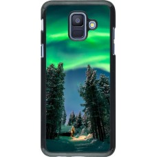 Samsung Galaxy A6 Case Hülle - Winter 22 Northern Lights