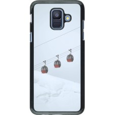 Samsung Galaxy A6 Case Hülle - Winter 22 ski lift