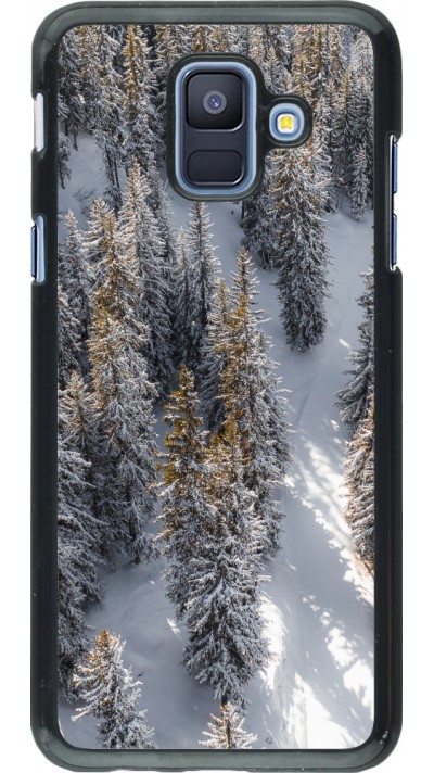 Coque Samsung Galaxy A6 - Winter 22 snowy forest