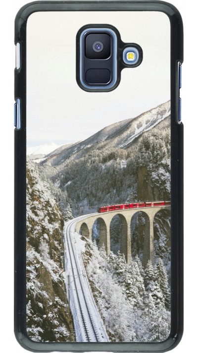 Coque Samsung Galaxy A6 - Winter 25 Winter polar express