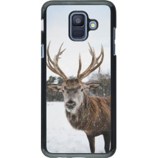Samsung Galaxy A6 Case Hülle - Winter 25 Winter reindeer