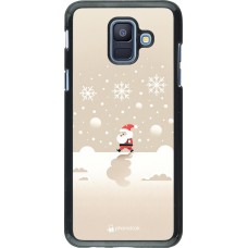 Samsung Galaxy A6 Case Hülle - Weihnachten 2023 Minimalistischer Weihnachtsmann