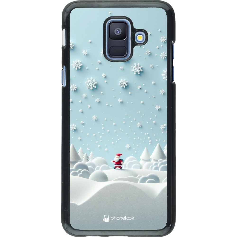 Samsung Galaxy A6 Case Hülle - Weihnachten 2023 Kleiner Vater Schneeflocke