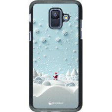 Samsung Galaxy A6 Case Hülle - Weihnachten 2023 Kleiner Vater Schneeflocke