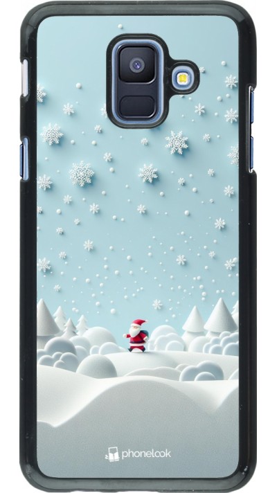 Samsung Galaxy A6 Case Hülle - Weihnachten 2023 Kleiner Vater Schneeflocke