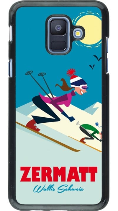 Coque Samsung Galaxy A6 - Zermatt Ski Downhill