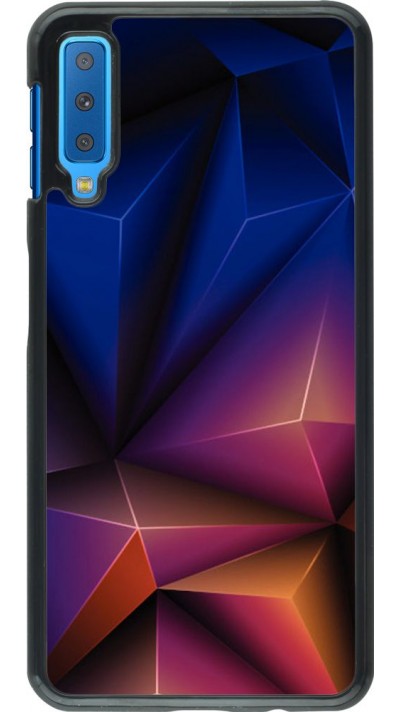 Coque Samsung Galaxy A7 - Abstract Triangles 