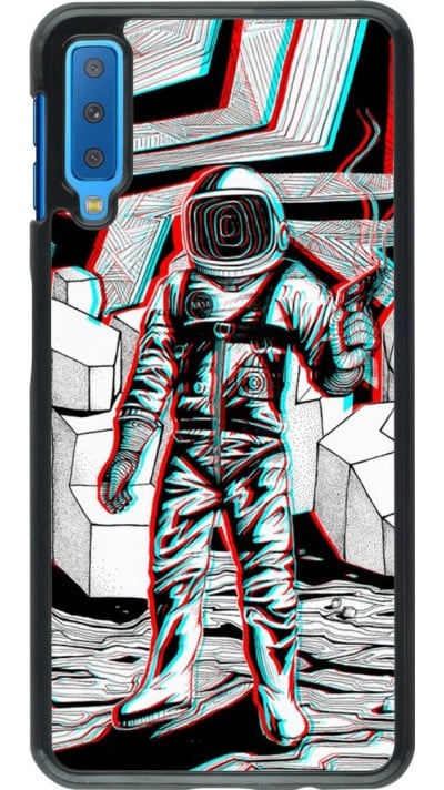 Coque Samsung Galaxy A7 - Anaglyph Astronaut