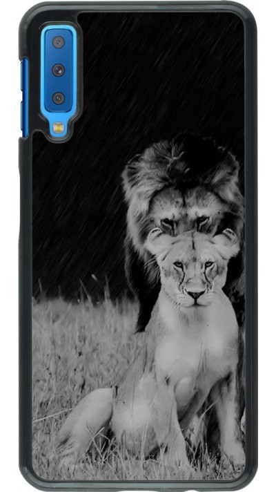 Coque Samsung Galaxy A7 - Angry lions