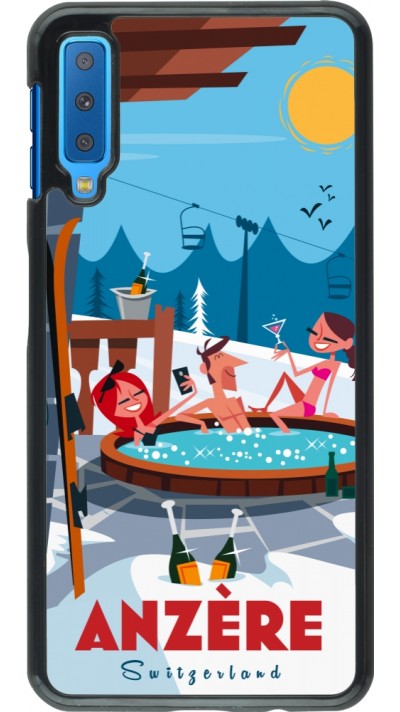 Samsung Galaxy A7 Case Hülle - Anzère Mountain Jacuzzi