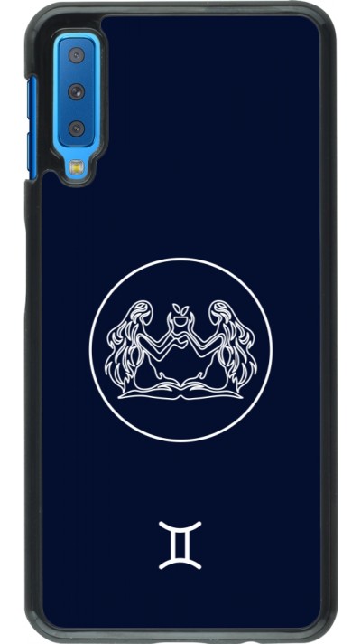 Samsung Galaxy A7 Case Hülle - Astrologie Zwillinge