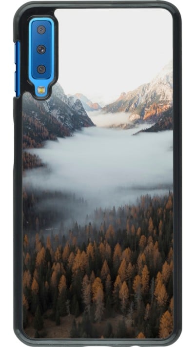 Samsung Galaxy A7 Case Hülle - Autumn 22 forest lanscape