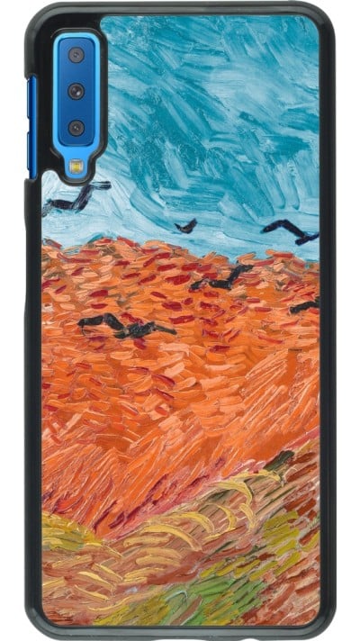 Samsung Galaxy A7 Case Hülle - Autumn 22 Van Gogh style