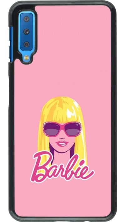 Samsung Galaxy A7 Case Hülle - Barbie Head