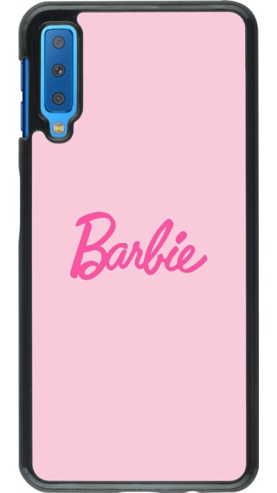 Samsung Galaxy A7 Case Hülle - Barbie Text