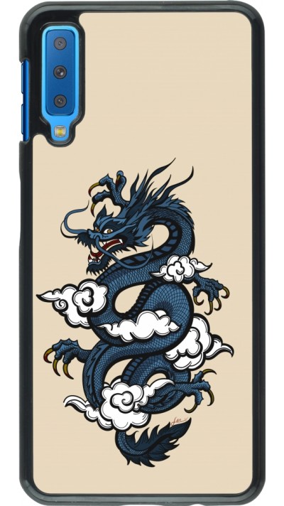 Coque Samsung Galaxy A7 - Blue Dragon Tattoo