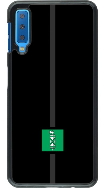 Samsung Galaxy A7 Case Hülle - Kanton SG schwarz