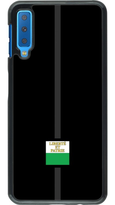 Samsung Galaxy A7 Case Hülle - Kanton VD schwarz