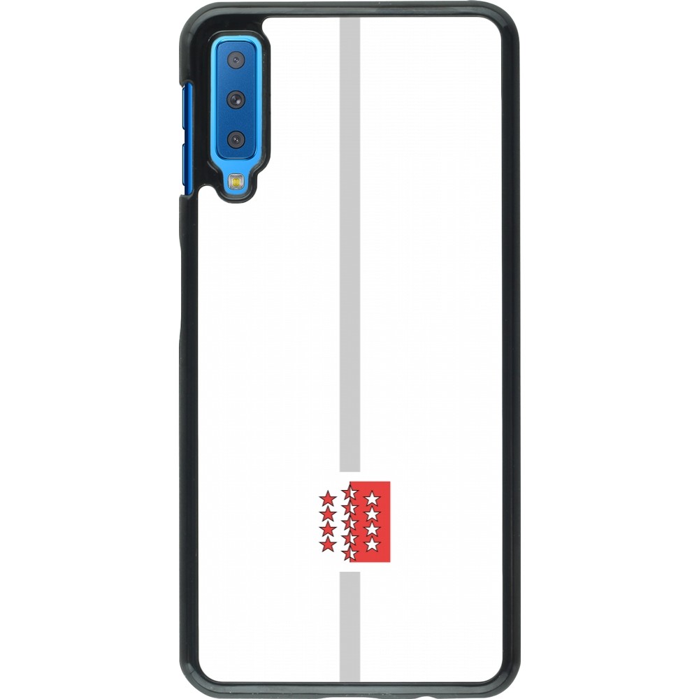 Samsung Galaxy A7 Case Hülle - Kanton VS weiss
