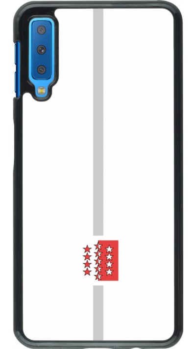Samsung Galaxy A7 Case Hülle - Kanton VS weiss