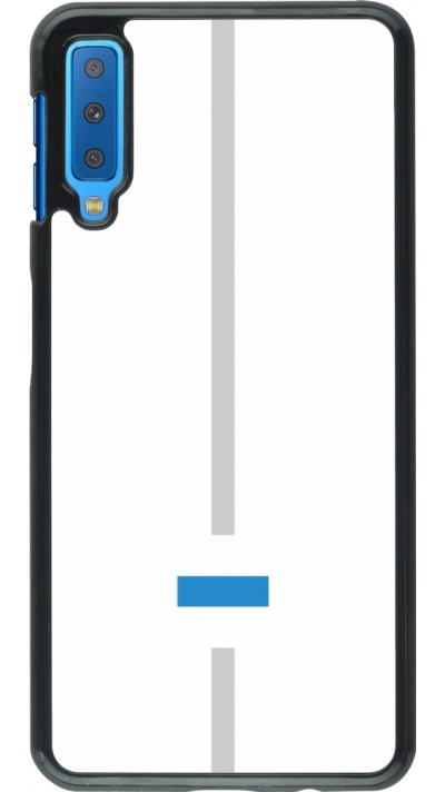 Samsung Galaxy A7 Case Hülle - Kanton ZG weiss