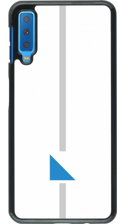 Samsung Galaxy A7 Case Hülle - Kanton ZH weiss