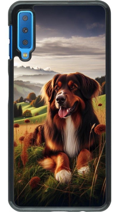Samsung Galaxy A7 Case Hülle - Hund Land Schweiz
